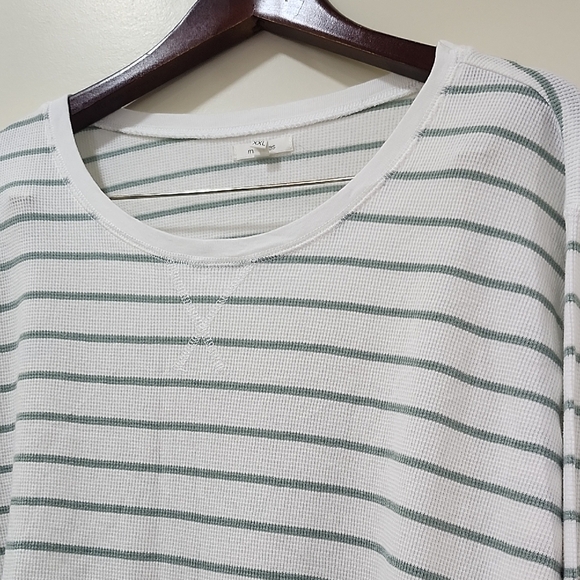 Maurices Ivory and Charcoal Striped Shirt - Picture 4 of 6